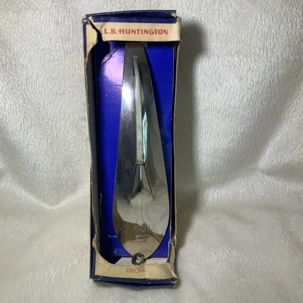 Vintage L.B. HUNTINGTON Drone Spoon No. 4 fishing lure